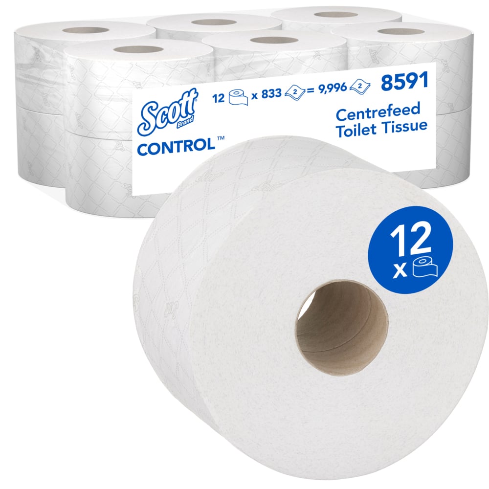 Scott Control 8591 2-Ply Twin Toilet Tissue