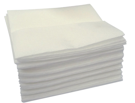 Jangro Premium Airlaid 1/4 Fold Hand & Face Towels