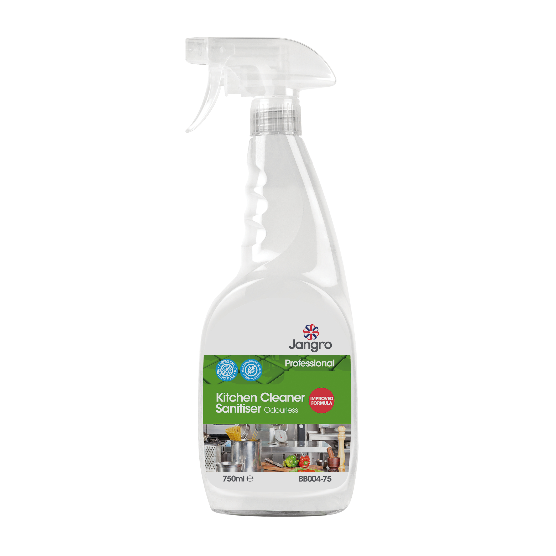 Jangro Kitchen Cleaner Sanitiser 750ml Trigger Spray