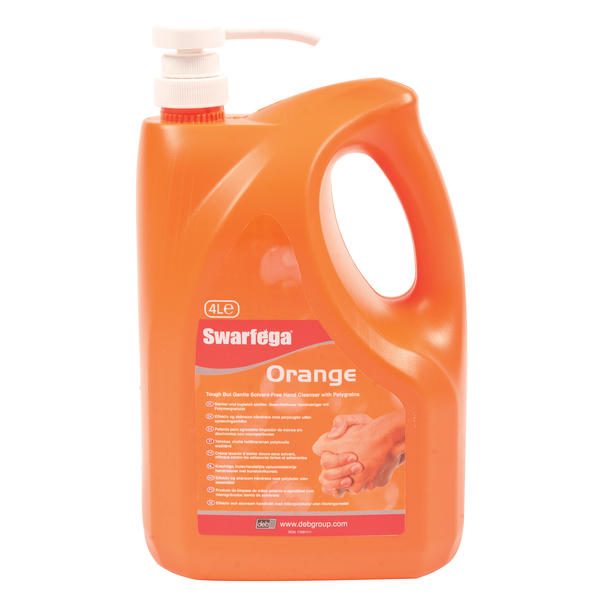 Swarfega Orange Heavy Duty Hand Cleanser 4-litre Pump
