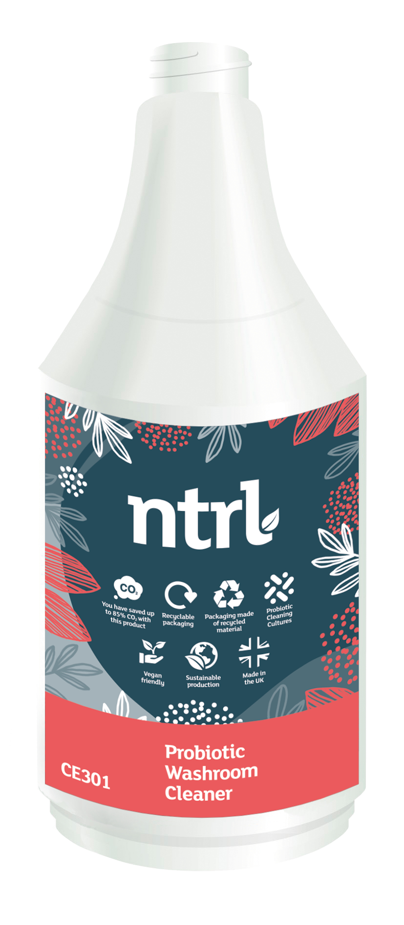 ntrl Probiotic Washroom Cleaner - Empty Trigger bottle
