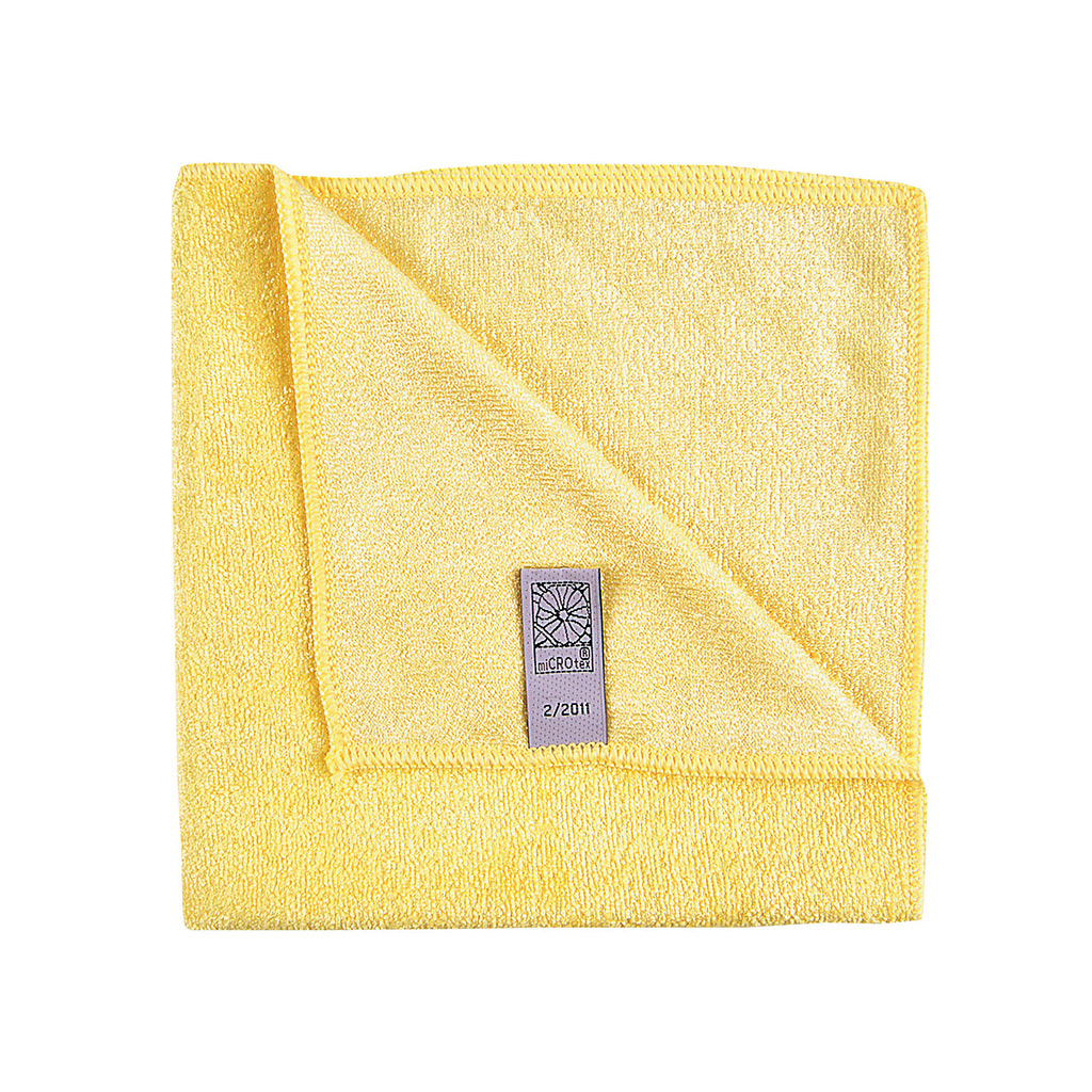 Microtex Cleaning Cloth 40 x 40cm - Yellow
