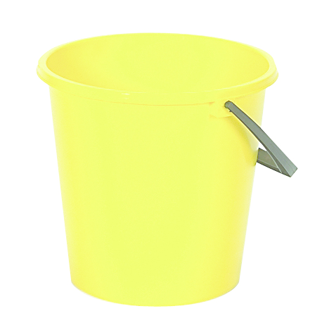 Round Bucket 2 gallon (10 litre)- Yellow