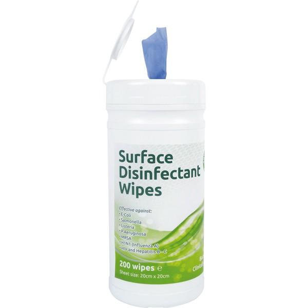 Cleaner Disinfectant Surface Wipes (200 Tub)
