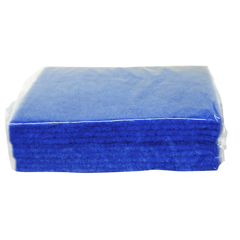 Contract Scouring Pad Packs of 10 (large) 225 x 150mm - Blue