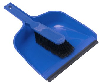 Colour-coded Dust Pan & Brush set Soft - Blue
