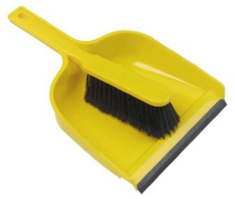 Colour-coded Dust Pan & Brush set Soft - Yellow