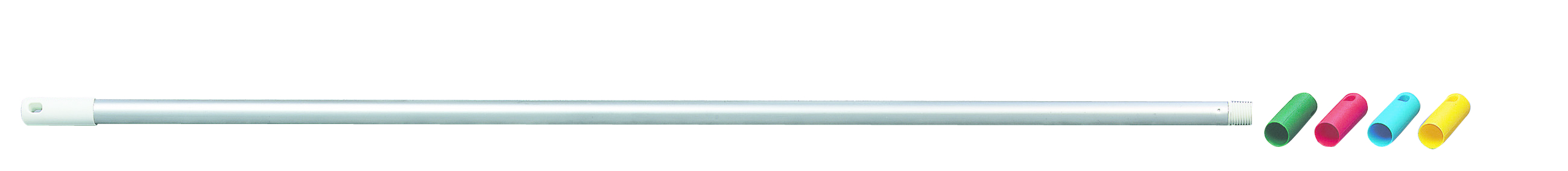 Lightweight Aluminium handle with colour coded grip - Blue