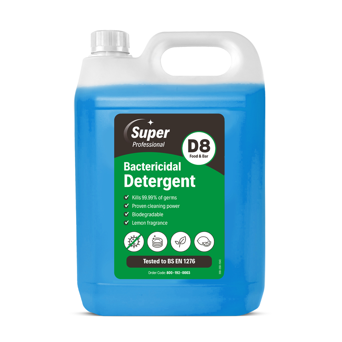 Super Bactericidal Detergent BSEN1276 5-litre