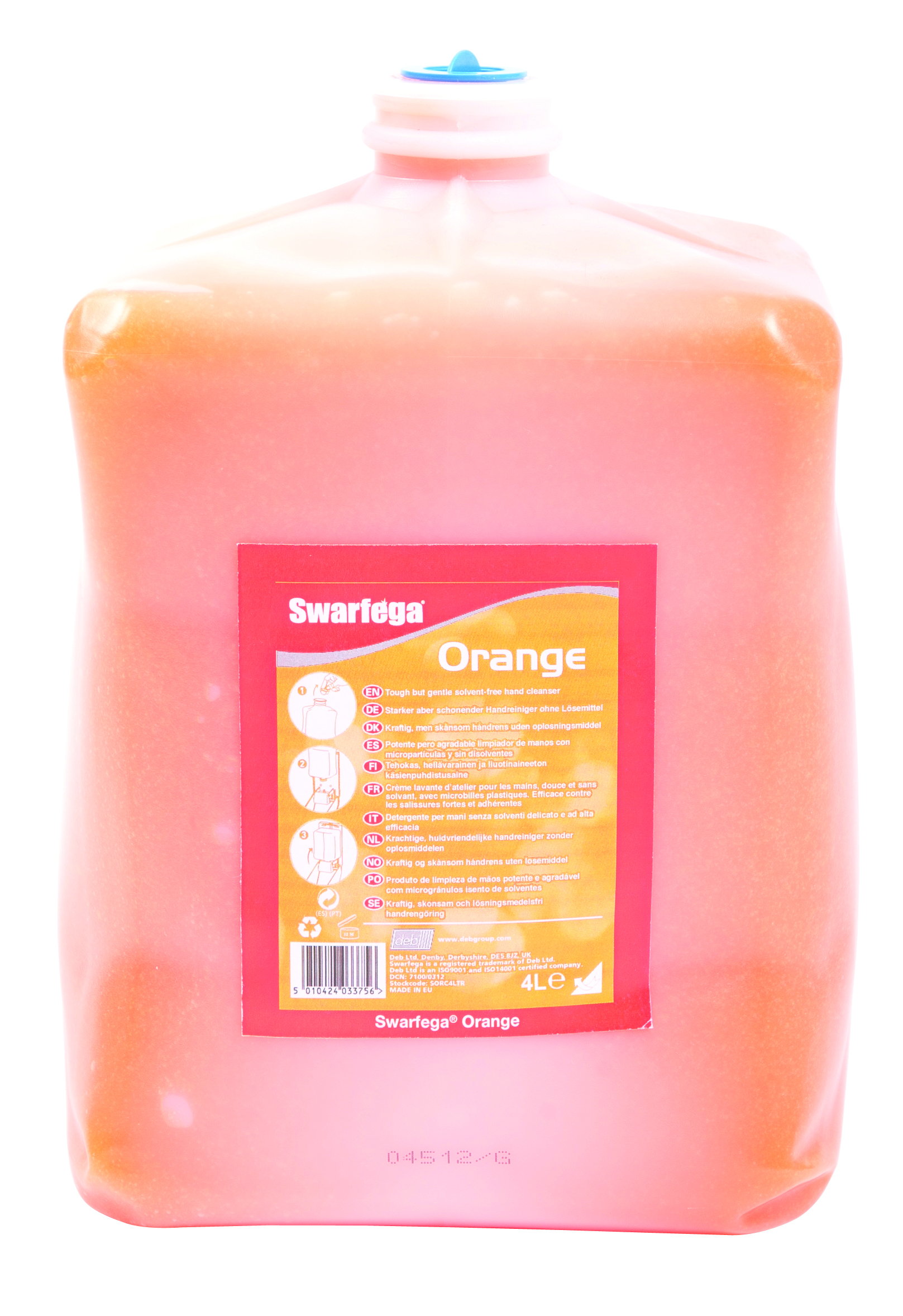 Swarfega Orange Hand Cleaner 4-Litre