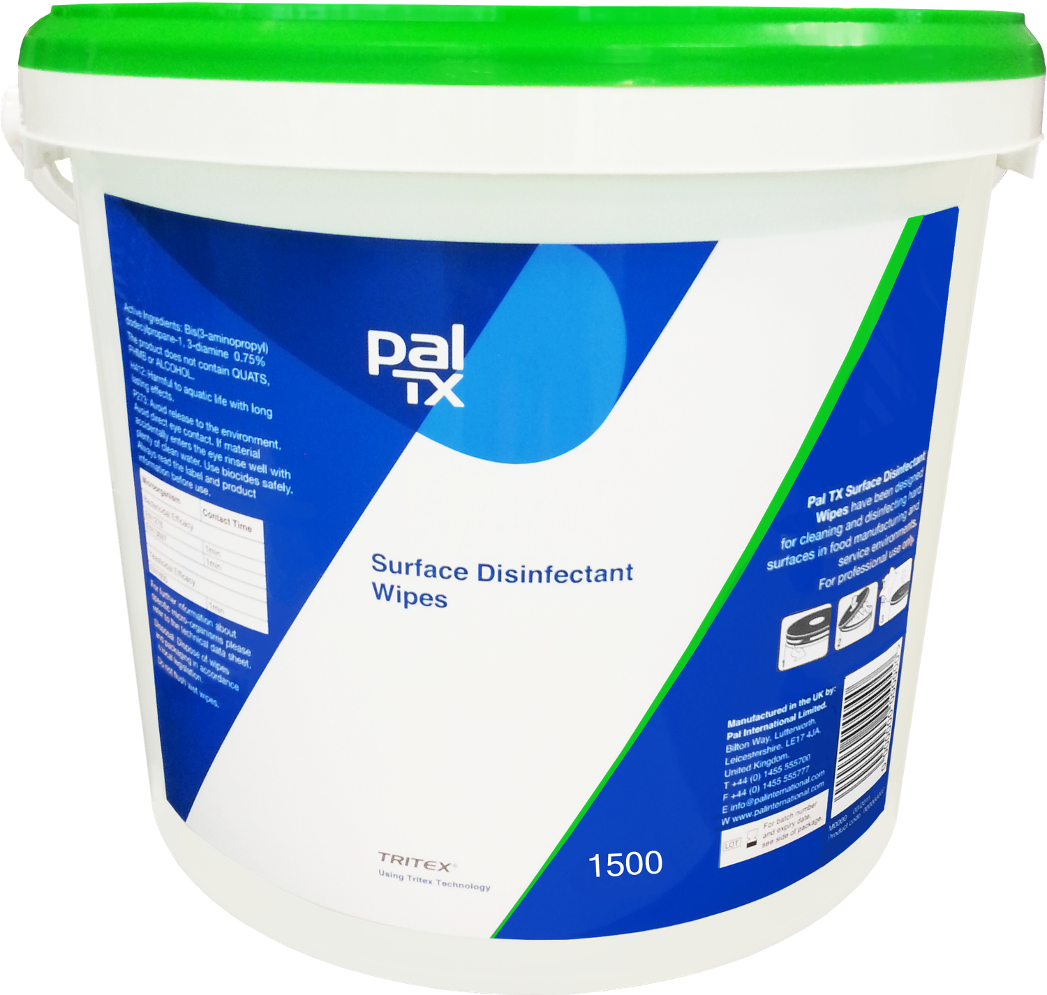 Cleaner Disinfectant Surface Wipes (1500 Tub)